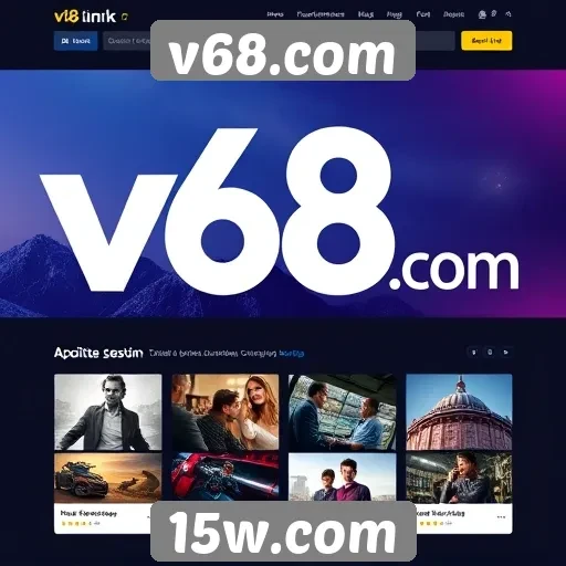 Acessibilidade e design no site v68.com analisados